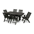 thumbnail image 2 of Polywood  Vineyard 7-Piece Nautical Trestle Folding Dining Set, 2 of 5