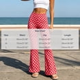 thumbnail image 3 of Mifsaly Flare Leggings for Women Plaid High Waisted Tummy Control Pants Classic Trendy Breathable Packable Workout Gym Yoga Pant, 3 of 7