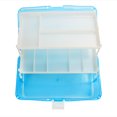 thumbnail image 3 of Caja de lápices Caja de almacenamiento de mesa multifuncional con tapa de tinte contra salpicaduras para el hogar y la oficina (1 PAQUETE), azul Fason HMYH427, 3 of 5