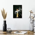thumbnail image 2 of Elephant Stock Champagne Bottle Wall Art - Vertical Canvas Wall Art - Dining Room Wall Decor - Food And Drink Canvas - Black And Gold Decor - 8" x 12", 2 of 8