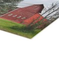 thumbnail image 5 of U R There Photography German Road Red I Rustic Farmhouse Tempered-Glass Cutting Board 8"x 11", 5 of 9