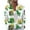 28#Green, variant on Womens St Patricks Day Cardigan Sweaters Oversized Lucky Irish Shamrock Graphic Long Sleeve Button Down Thin Knit Cardigan 2026 Orange 3XL