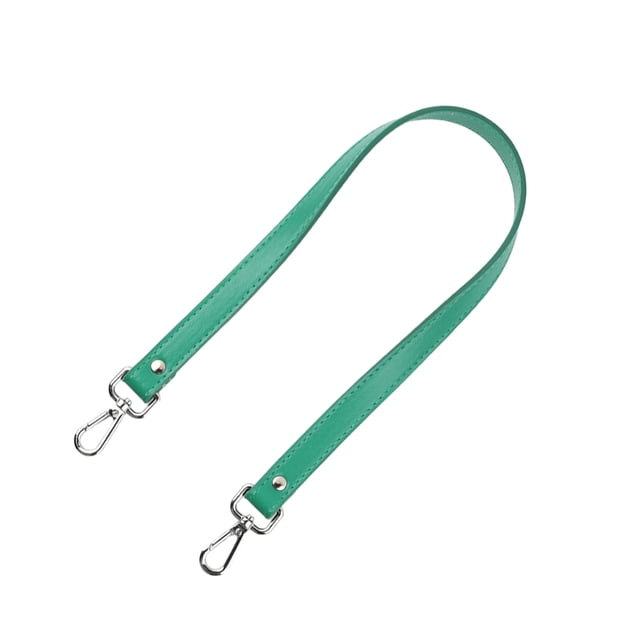 Toystoory Correa clásica para bolso de cuero PU multicolor y artesanía multicolor para correa para bolso de hombro Artesanía verde