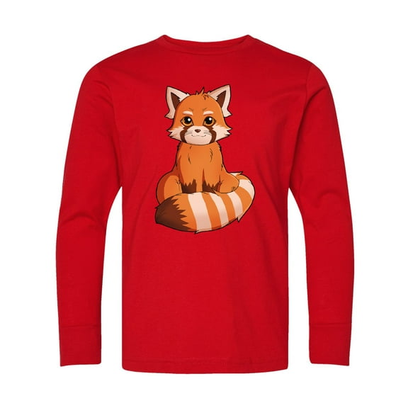 Inktastic Red Panda T-shirt Long Sleeve Youth T-Shirt