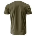 thumbnail image 4 of SWSMCLT Men's Soft Shirt Basic T Shirt Short Sleeve Regular Fit Fashion Cool Top Pocket Summer Stretch Green Large, 4 of 4