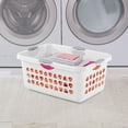 thumbnail image 3 of Sterilite 2 Bushel Ultra™ Laundry Basket Plastic, White, 3 of 10