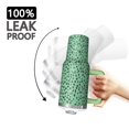 thumbnail image 3 of Leopard Print 40oz Tumbler– Stainless Steel Insulated Tumbler with Handle and Straw, Large Capacity Travel Cup for Hot & Cold Drinks, 3 of 6