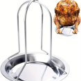 thumbnail image 2 of MesaSe Stainless Steel Chicken Roaster Rack - Easy-Clean  Portable Vertical Holder for Home & Camping Cooking zzz, 2 of 7