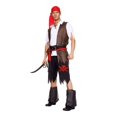 thumbnail image 3 of Music Legs 76008-XL 6 Piece Buccaneer Mens Pirate Costume - Extra Large, 3 of 3