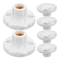OFFIGAM 6-Pack Standard Ceiling Light Holders with Phenolic Resin Lamp Sockets for Everyday Use and