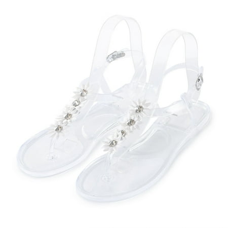 

Ykohkofe Women Flowers Sandal Fashion Shell Sandals Fashion Versatile Casual Beach Non Slip Sandals