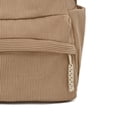 thumbnail image 4 of Stylago Women Casual Backpack Medium Size Back Pocket Versatile Schoolbag College Travel Work Top Handle Corduroy Bookpack Brown, 4 of 8