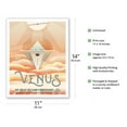 thumbnail image 2 of Venus - See You At The Cloud 9 Observatory - NASA Exoplanet Travel Poster - Fine Art Matte Paper Print (Unframed) 11x14in, 2 of 4