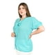thumbnail image 2 of Blusa con detalle de moño y pedrería Roman Fashion /Tallas Extras, 8050 (Menta) azul 42, 2 of 5