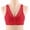Red bras for women, variant on Wycnly Bras for Women,Womens Wireless Bras,Womens Sports Bras Wirefree Comfort Lace Patchwork Seamless Bralettes Ladies Elder Front Closure Full Coverage Push up Bra