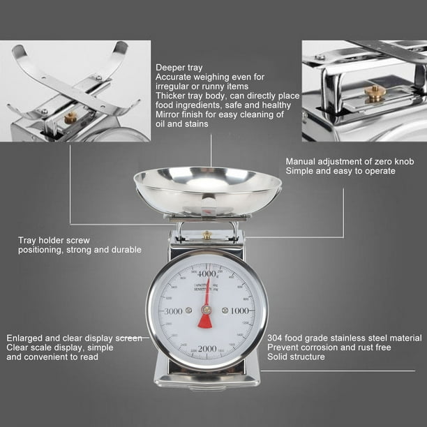 Acero Inoxidable Balanza Mecanica Cocina Balanza Mecánica De