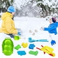 thumbnail image 2 of Kit para hacer bolas de nieve HUOGUO, juguetes de nieve de invierno para niños, 10 unidades, 2 of 5