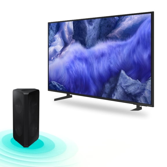 Combo TV 75'' Samsung QLED 4K QEF1 Vision AI (2025) + Torre de Sonido MX-ST50B 240W Batería Bi-Direccional
