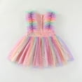 thumbnail image 4 of Jamsmile Newborn Baby Girls Tulle Dress Summer Sleeveless ruffles Mesh Tutu Princess Dresses Infant girls Pageant Ball Gown Dress, 4 of 8