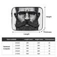 thumbnail image 2 of Beard Laptop Sleeve Bag Compatible With MacBook Air / Pro iPad MateBook Tablet Surface HP Lenovo Dell ASUS Acer Laptop Computer Protective Size: 12 inch, 2 of 5