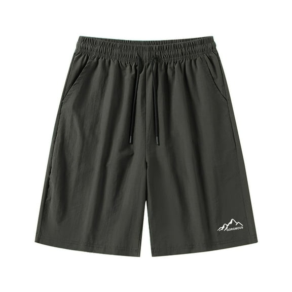 Razzly Men's And Boys' Summer Outdoor 5 Inch Shorts Day Shorts Thin Shorts Men Comfy Shorts for Men Size Shorts Mesh Mens Shorts Large Basketball Shorts Men Mens Mens Shorts Mens(Dark Grey,3XL)