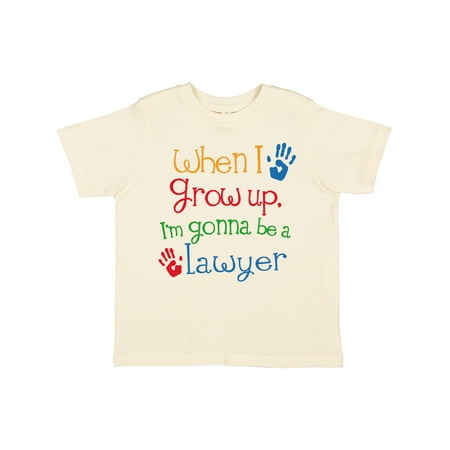 

Inktastic Future Lawyer Boys Girls Attorney Gift Toddler Boy or Toddler Girl T-Shirt