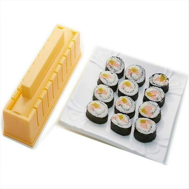 Máquina para Hacer Sushi, Juego de Moldes para Hacer Sushi: Kit Fácil para Hacer Sushi Redondo.