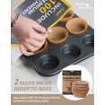 thumbnail image 2 of Bake Choice Set de 2 moldes para muffins antiadherentes de 12 cavidades, 2 of 9
