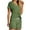 Green, variant on LYXSSBYX Womens Pajama Sets 2PC Women's V Neck Shorts Sleeve Two-piece Comfortable Home Pajamas Set Sports Set