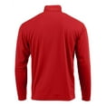 thumbnail image 3 of Paragon 350 Malibu 1/4 Zip Performance Polyester Pullover-Deep Red-2XL, 3 of 3