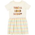 thumbnail image 3 of Inktastic Thankful Loved Blessed Girls Toddler Dress, 3 of 5