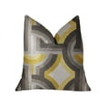 thumbnail image 2 of Plutus Delightful Chain Yellow, Beige and Gray Luxury Throw Pillow, 2 of 3