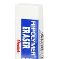 Pentel HiPolymer Block Eraser, Large White 4Pk