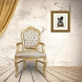 thumbnail image 3 of Fab Funky 15x18 Gold Ornate Wood Framed with Double Matting Museum Art Print Titled - English Bulldog, Formal Hound and Hat, 3 of 4