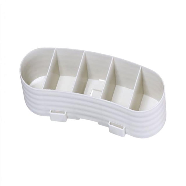 Organizador de cajones para calcetines y corbatas, para colgar en la pared, ideal para guardar bufandas. Blanco
