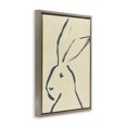 thumbnail image 3 of Stupell Industries Modern Minimal Brushed Rabbit Brown Floating Frame Canvas Art, 21 x 31, by June Erica Vess, 3 of 8