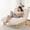 Beige, variant on ANPOO Bean Bag Chair, 2-in-1 Convertible Memory Foam Floor Chair with Wooden Frame & Pillow, Oversized Curved Reading Couch, Multi-Purpose Game Chair Yoga Mat Rest Sofa for Living Room Bedroom