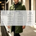 thumbnail image 5 of Ceisia Men's Solid Duffle Coat Hooded Toggle Button Long Wool Blend Overcoat With Side Pockets For Outdoor Wear Gift, 5 of 5