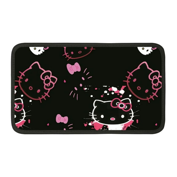 Hello kitty Car Armrest Seat Box Cover Protector Waterproof Armrest Cover Center Console Pad Universal Center Console Cover for Most Vehicles, SUV, Truck, Sedan