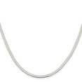 thumbnail image 2 of 925 Sterling Silver Herringbone Chain Styles Necklace 3 mm Magic 20 inch, 2 of 4