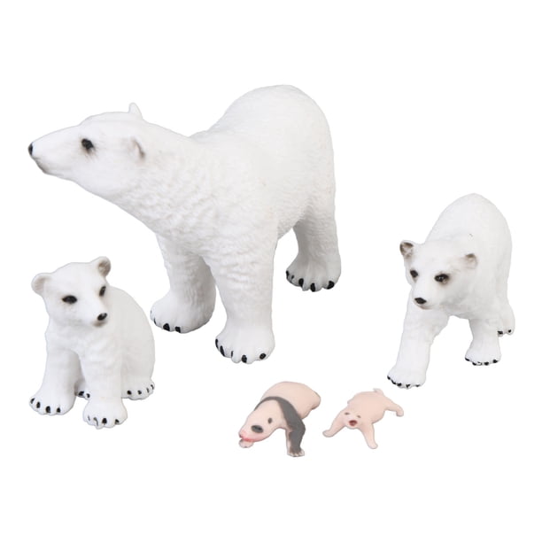 Juguete De Estatuilla De Oso , Ciclo De Crecimiento Cognitivo, Modelo De Oso , Juguete De Simulación Decorativa De 5 Piezas Para Niños