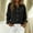 Black, variant on Women's Corduroy Shirts Long Sleeve Button Down Casual Oversized Blouses with Pocket