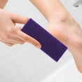 thumbnail image 3 of 2 unidades de exfoliante para pies, herramienta de pedicura, bloque de piedra pómez para pies, removedor de callos, cepillo, removedor de piel muerta y dura, limpiador (morado), 3 of 7
