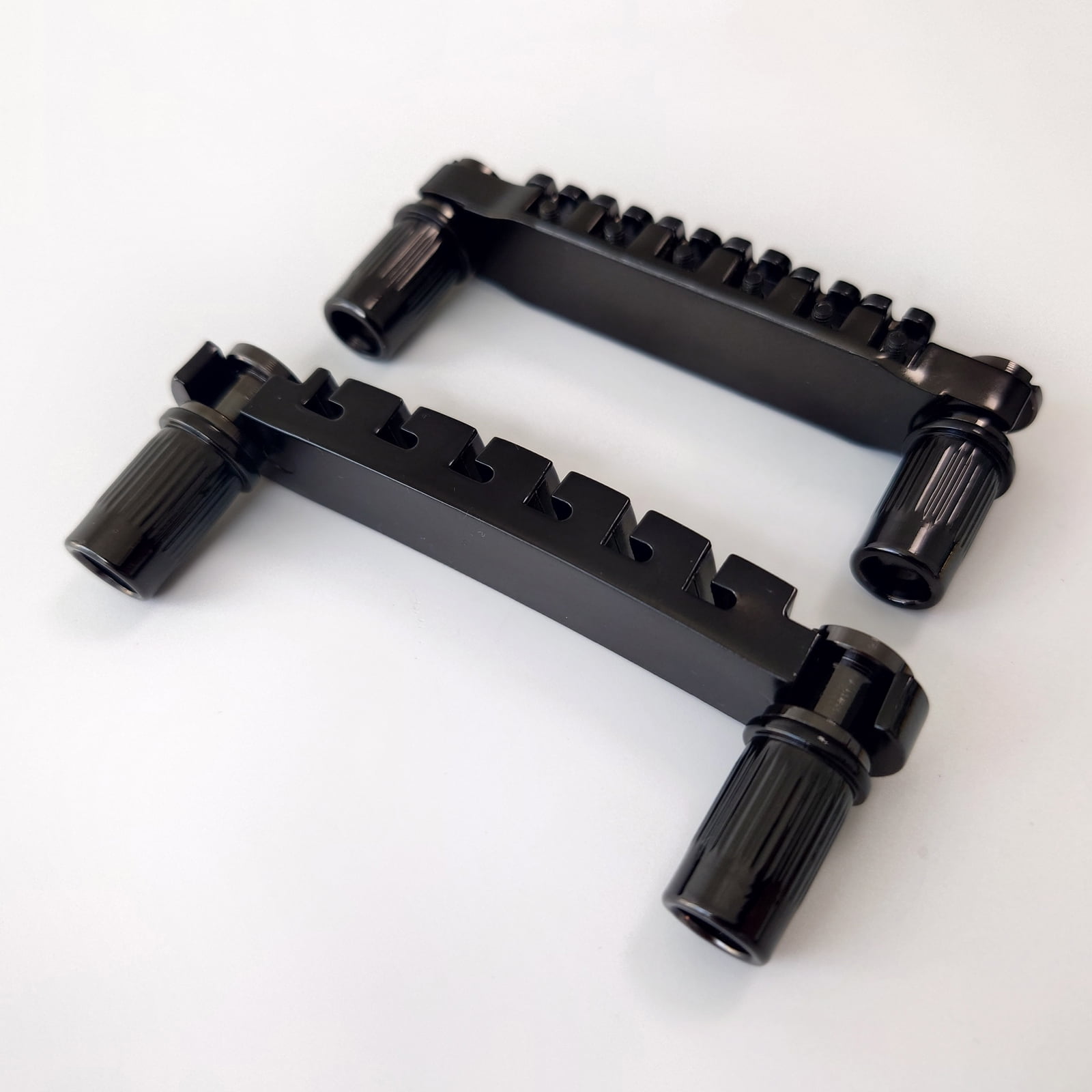 1 Set Tune-O-Matic Electric Guitar Bridge And Tailpiece Gold Black Chrome