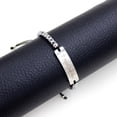 thumbnail image 4 of Faith Over Fear Bracelets, Gear-Shaped Hematite Silver Color Cuff Bracelets Inspirational Gifts for Women and Men Y2300 (White), 4 of 7