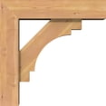 thumbnail image 3 of Ekena Millwork 5 1/2"W x 20"D x 20"H Merced Block Smooth Bracket w/ Offset Brace, Western Red Cedar, 3 of 25