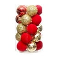 thumbnail image 4 of 25 bolas de Navidad para de Navidad, adornos decorativos, adornos colgantes de lujo y novedosos para celebraciones de año Nuevo en cafeterías, 4 of 8