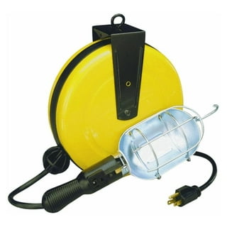 Bayco SL-8903 Professional 13 Amp Retractable Cord Reel, 50-Foot, 3 Outlets  , Yellow : : Tools & Home Improvement