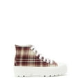 thumbnail image 3 of No Boundaries Women's High Top Canvas Lug Sneakers, 3 of 6