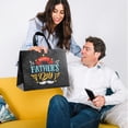 thumbnail image 2 of Fathers Day Gift Bag with Tissue Paper,2 Pack Large Father's Day Bag Bulk,Reusable Gift Bag with Handles -Father's Day Gifts for Dad,Grandpa,New Dad,,Grandfather Fathers,Uncle (Black,Blue), 2 of 7